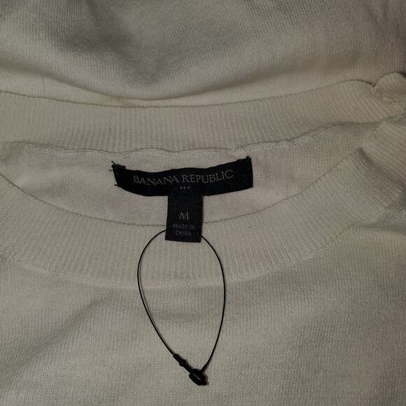 NEW Banana Republic Size M Frenchie French Bulldog with Red Bow Cotton Sweater - Picture 5 of 8